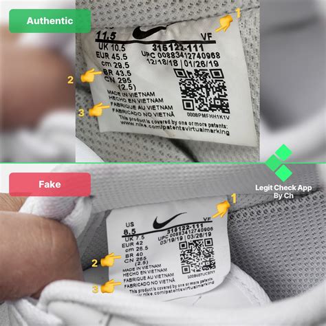 how can you tell fake nikes|nike authentic serial number check.